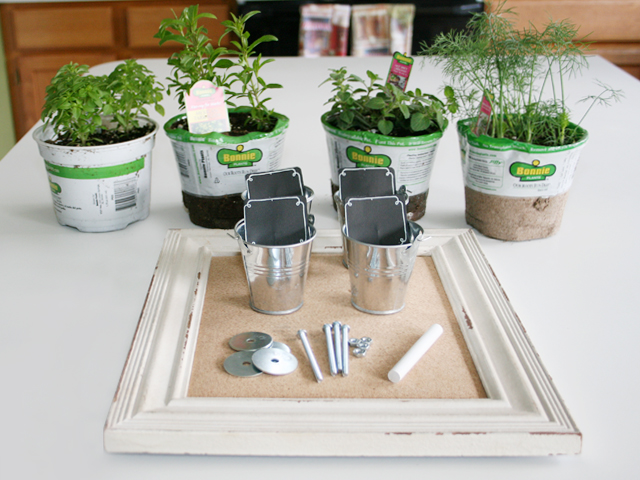 mother's day herb garden